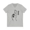 Umlat "U" Unisex Jersey Short Sleeve V-Neck Tee