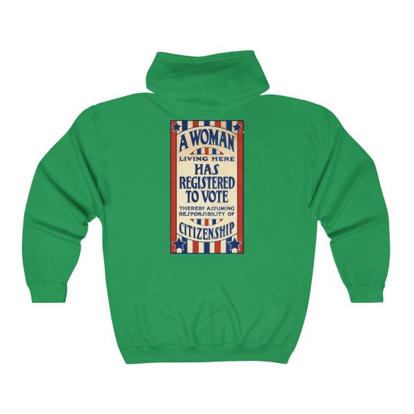 A Woman Has Registered to Vote Unisex Heavy Blend™ Full Zip Hooded Sweatshirt - Image 17
