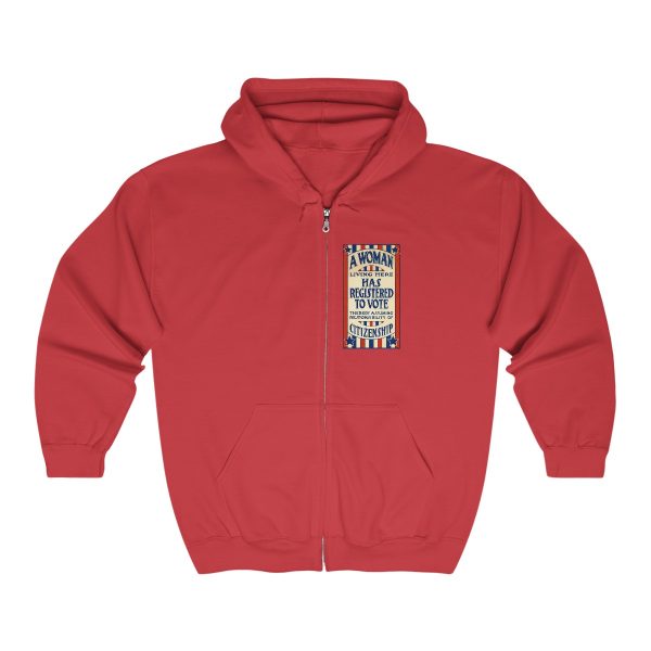A Woman Has Registered to Vote Unisex Heavy Blend™ Full Zip Hooded Sweatshirt - Image 28