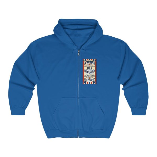 A Woman Has Registered to Vote Unisex Heavy Blend™ Full Zip Hooded Sweatshirt - Image 2
