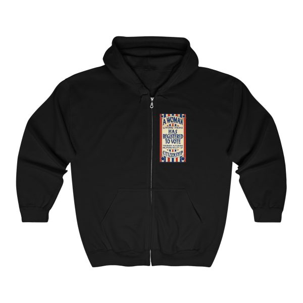 A Woman Has Registered to Vote Unisex Heavy Blend™ Full Zip Hooded Sweatshirt - Image 8