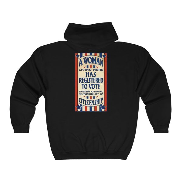 A Woman Has Registered to Vote Unisex Heavy Blend™ Full Zip Hooded Sweatshirt - Image 7
