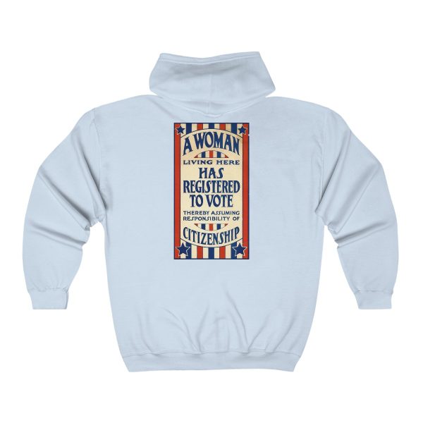 A Woman Has Registered to Vote Unisex Heavy Blend™ Full Zip Hooded Sweatshirt - Image 21