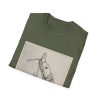 Horse Gas Mask Unisex Softstyle T-Shirt - Image 4