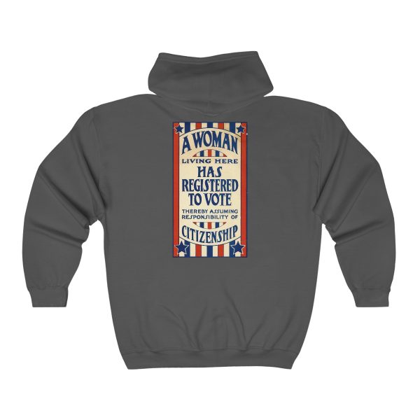 A Woman Has Registered to Vote Unisex Heavy Blend™ Full Zip Hooded Sweatshirt - Image 19