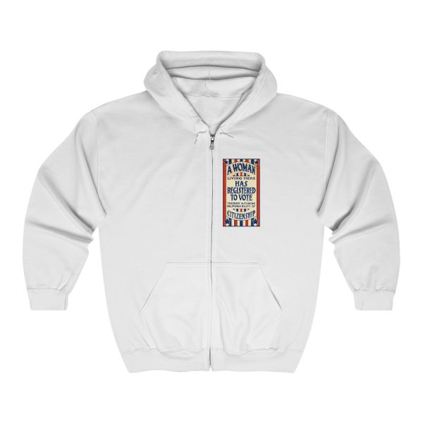 A Woman Has Registered to Vote Unisex Heavy Blend™ Full Zip Hooded Sweatshirt - Image 6